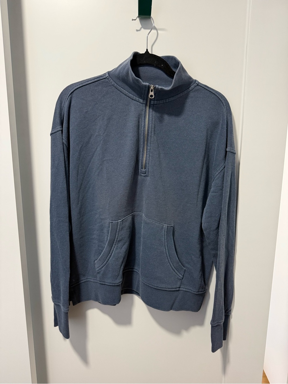 C&C California Women's Slate Blue Half-Zip Pullover